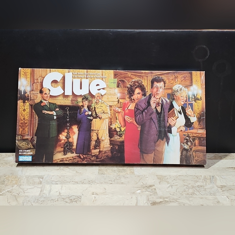 Vintage 1996 Clue Board Game “Classic Detective Game” By Hasbro COMPLETE.
